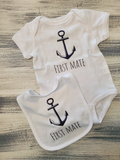 By The Bay First Mate Onesie