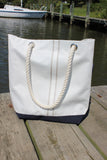 By the Bay Creations Retired Sailcloth Market Tote - Classic