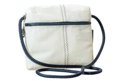 By the Bay Retired Sailcloth Crossover Bag - Classic