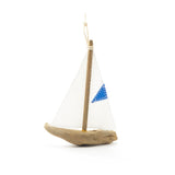 Driftwood Sailboat Ornament without grommets